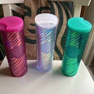 Starbucks tumblers - brand new